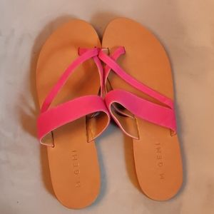 M gemi suede/leather sandals size 38